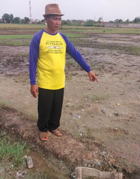 Lahan Tercemar Limbah Pabrik