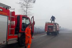 Kebakaran Lahan di Natuna Ganggu Aktivitas Lalu Lintas
