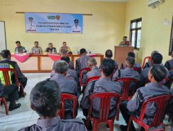 Kapolsek Pagaden Polres Subang Hadiri Pelatihan dan Penguatan Peningkatan Kapasitas Linmas Se-Kecamatan Cipunagara