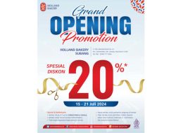 Holland Bakery Resmi Hadir di Subang dengan Promo Diskon Selama Masa Launching