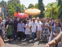 Deklarasi Paslon Bupati Subang Ruhimat-Aceng Dihadiri Ratusan Emak-emak