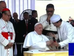Paus Fransiskus Kunjungi Terowongan Silaturahmi Masjid Istiqlal