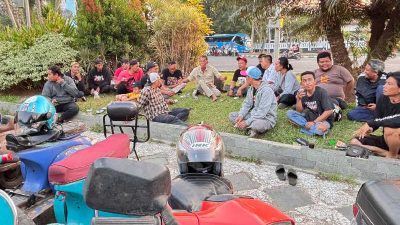 Komunitas Vespa Groves Subang Dukung Pasangan Ruhimat-Aceng Kudus di Pilbup Subang 2024
