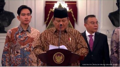 Prabowo Umumkan Kabinet Merah Putih 2024-2029
