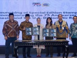 Peluncuran Prangko Khusus Peringatan 75 Tahun Hubungan Diplomatik RI-AS: Simbol Persahabatan Dua Negara