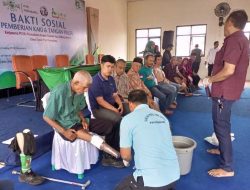 PCNU Purwakarta Gelar Bhakti Sosial Pemberian Kaki dan Tangan Palsu