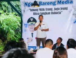 Jelang Masa Jabatan Pj Bupati Subang Serap Aspirasi Insan Pers, Ajak Bangun Subang Bersama