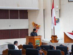 Wakil Bupati Subang Hadiri Rapat Paripurna DPRD, Fraksi Sampaikan Pandangan Umum LKPJ