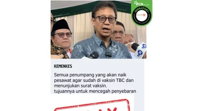 Kemenkes Tegaskan, Vaksin TBC Bukan Syarat Naik Pesawat