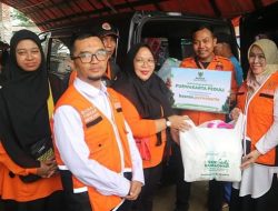 BAZNAS Purwakarta Salurkan Bantuan untuk Korban Pergeseran Tanah di Sukatani.