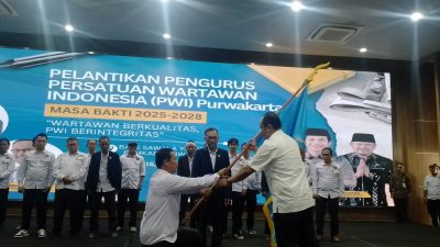 Pelantikan Pengurus PWI Kabupaten Purwakarta Periode 2025 – 2028 Berkualitas dan Berintegritas