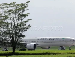 Pesawat Saudia Airlines Bawa 442 Jamaah Haji Mendarat Darurat di Kualanamu akibat Ancaman Bom