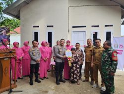 Kapolres Subang Resmikan Rumah Layak Huni untuk Warga Gempol