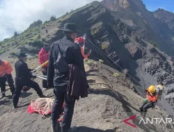 Wisatawan Brazil Jatuh di Rinjani, Tim SAR Temukan Lokasi dan Percepat Evakuasi