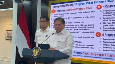 Pemerintah Luncurkan Paket Stimulus Ekonomi 8+4+5 untuk Dorong Pemulihan dan Dukung UMKM