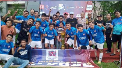 Mawar FC jadi Juara di Turnamen Sepak Bola Jagal Purwakarta Cup 2025