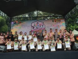 Ribuan Peserta Meriahkan LATGAB Part II Pramuka Se-Kwarran Kasomalang 2026